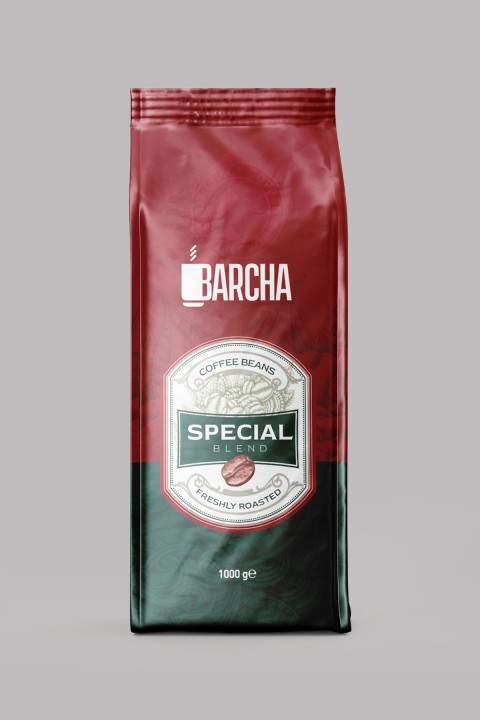 BARCHA SPECIAL BLEND ÇEKİRDEK KAHVE 1000*12